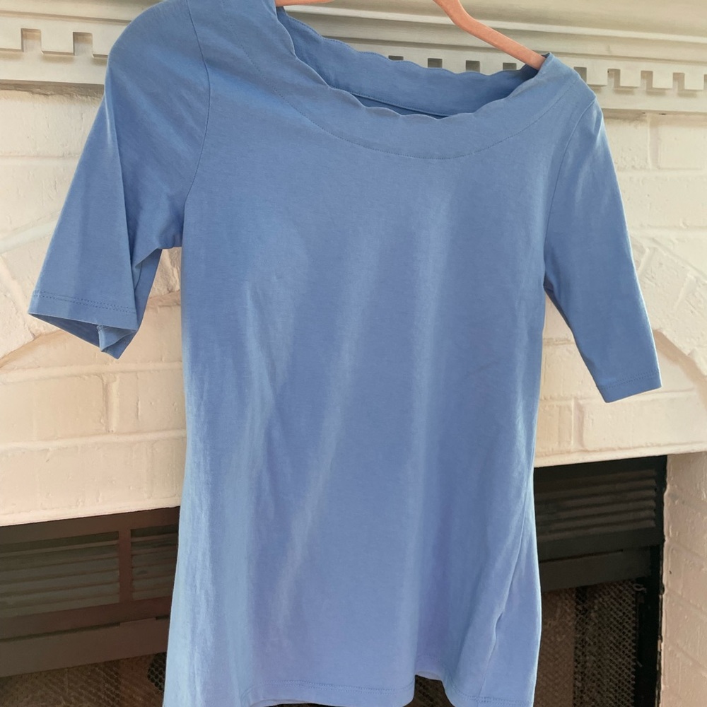 Baby blue tee shirt